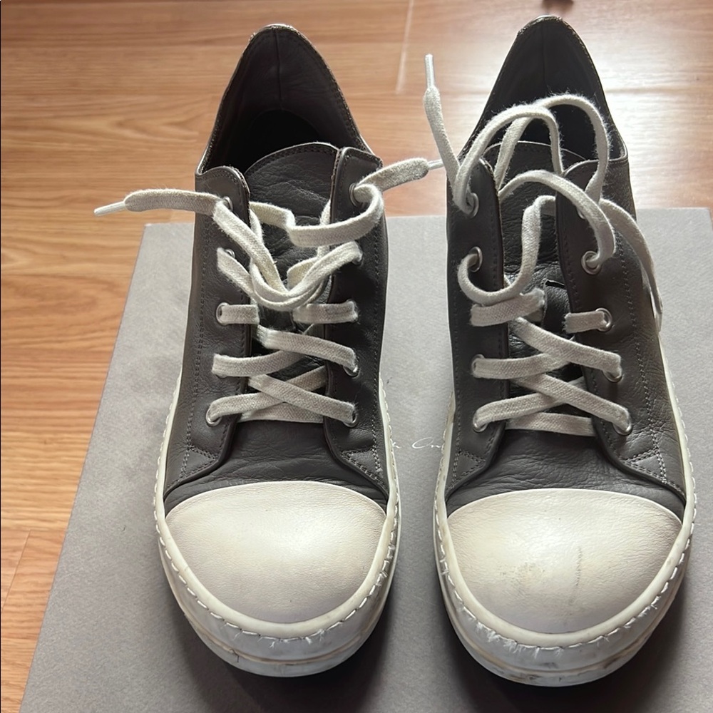 Women's Black and White Sneakers